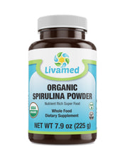 Load image into Gallery viewer, Livamed - Organic Spirulina Powder 7.9 oz Count - Livamed Vitamins
