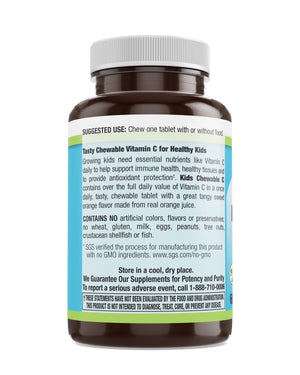 Livamed - Kids Chewable C 100 mg Veg Tabs 60 Count - Livamed Vitamins