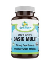 Load image into Gallery viewer, Livamed - Basic Multi® Veg Tabs 180 Count - Livamed Vitamins

