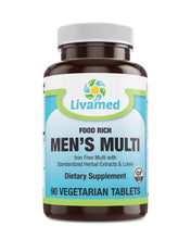 Load image into Gallery viewer, Livamed - Food Rich Men&#39;s Multi Veg Tabs - Livamed Vitamins
