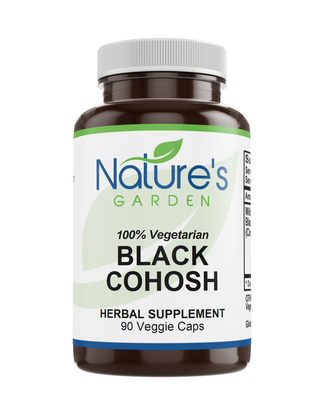 Black Cohosh - 90 Veggie Caps with 500mg Wild Black Cohosh Root