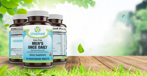 Livamed - Men's Once Daily Veg Tabs 90 Count - Livamed Vitamins