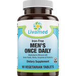 Livamed - Men's Once Daily Veg Tabs 90 Count - Livamed Vitamins