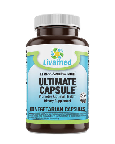 Livamed - Ultimate Capsule® Multivitamin Multimineral Complete Veg 60 Count - Livamed Vitamins