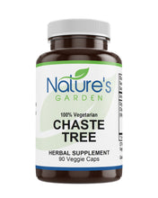 Load image into Gallery viewer, Chaste Tree - 90 Veggie Caps with 400mg Organic Chasteberry
