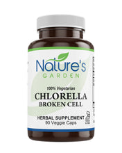 Load image into Gallery viewer, Chlorella - 90 Veggie Caps with Organic Chlorella Vulgaris Powder
