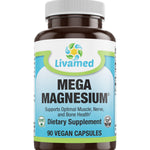 Livamed - Mega Magnesium® Veg Caps 90 Count - Livamed Vitamins