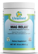Load image into Gallery viewer, Livamed - Mag Relax®- Raspberry Lemonade Flavor 16 Serving Count - Livamed Vitamins
