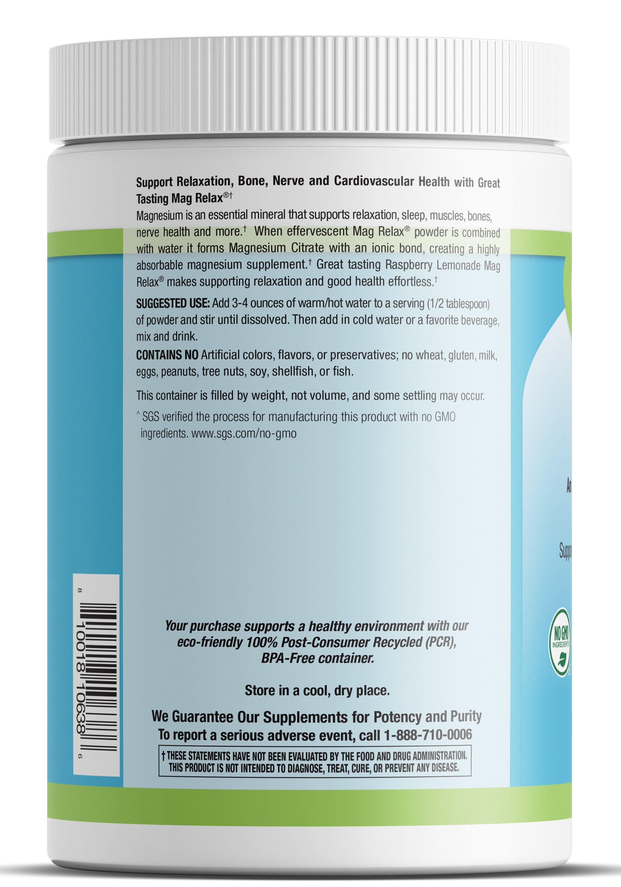 Livamed - Mag Relax®- Raspberry Lemonade Flavor 16 Serving Count - Livamed Vitamins
