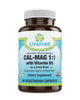 Livamed - Cal-Mag 1:1 with Vitamin D3 Veg Caps  90 Count - Livamed Vitamins