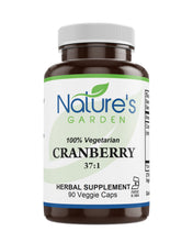Load image into Gallery viewer, Cranberry - 90 Veggie Caps with 37:1 Cranberry Concentrate Extract
