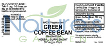 Load image into Gallery viewer, Green Coffee Bean  - 60 Veggie Caps
