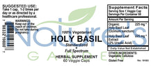 Load image into Gallery viewer, Holy Basil - 60 Veggie Caps with 450mg Organic Holy Basil Tulsi &amp; Holy Basil Extract from India
