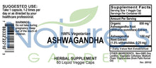 Load image into Gallery viewer, Ashwagandha - 60 Count Liquid Veg Caps

