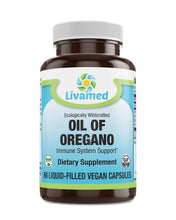 Load image into Gallery viewer, Livamed - Oil of Oregano Liquid Filled Veg Caps 60 Count - Livamed Vitamins
