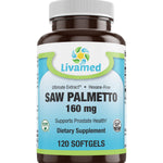 Livamed - Saw Palmetto 160 mg Softgels 120 Count - Livamed Vitamins