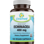 Livamed - Echinacea  400 mg Veg Caps 100 Count - Livamed Vitamins
