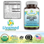 Men's Multi Veg Caps - Whole Food Essentials   90 Count