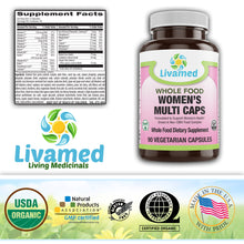 Load image into Gallery viewer, Women&#39;s Multi Veg Caps - Whole Food Essentials   90 Count
