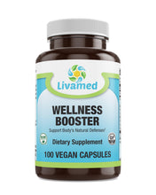 Load image into Gallery viewer, Livamed - Wellness Booster - Herbal Immune Veg Caps 100 Count - Livamed Vitamins
