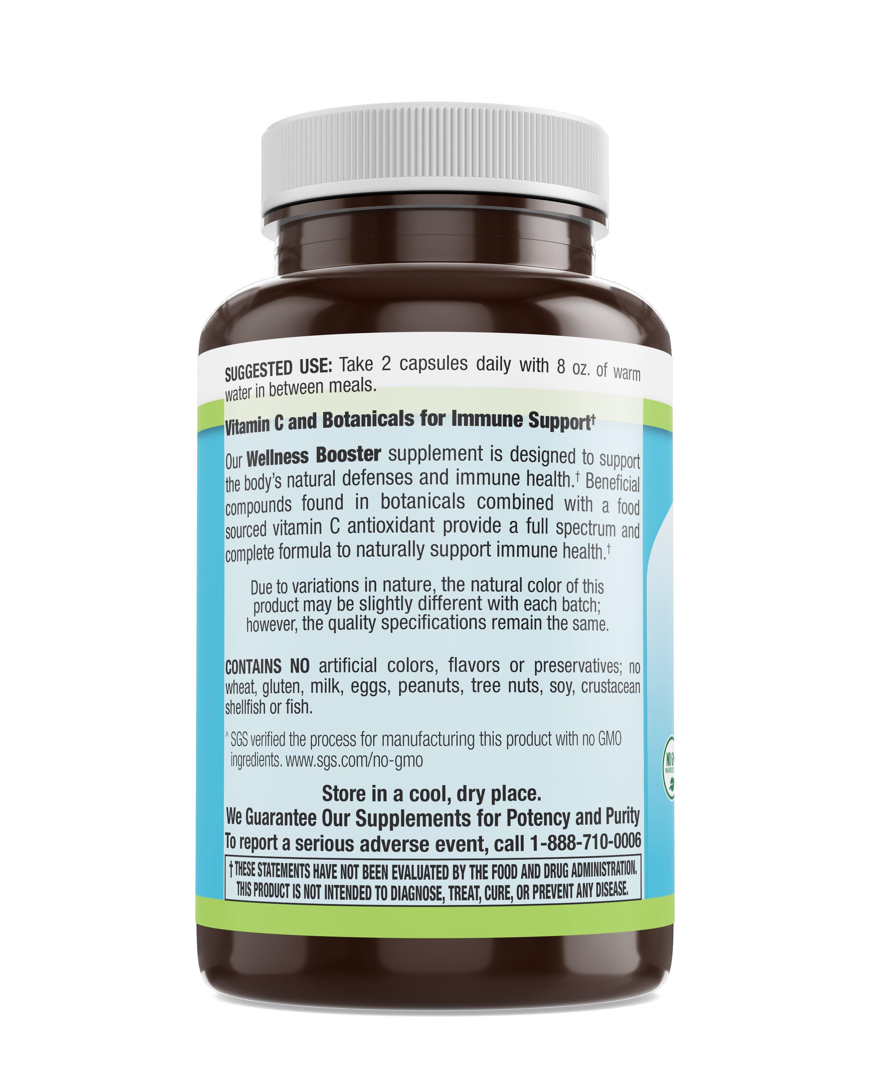 Livamed - Wellness Booster - Herbal Immune Veg Caps 100 Count - Livamed Vitamins