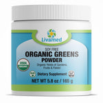 Livamed - Organic Greens Powder Soy Free 5.8 oz Count - Livamed Vitamins