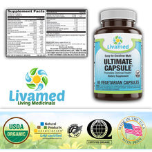 Load image into Gallery viewer, Ultimate Capsule® Multivitamin Multimineral Complete Veg 60 Count
