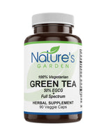 Green Tea - 90 Veggie Caps with 450mg Organic Full Spectrum and Pure Green Tea Extract