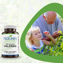 Load image into Gallery viewer, Valerian - 90 Veggie Caps with 1000mg Organic Valerian Root Powder
