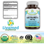 Saw Palmetto 120 mg Softgels 120 Count