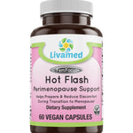 Livamed - Hot Flash Perimenopause Support Veg Caps 60 Count - Livamed Vitamins