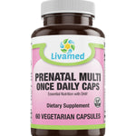 Livamed - Prenatal Once Daily Veg Caps 60 Count - Livamed Vitamins