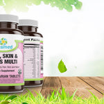 Livamed - Hair, Skin & Nails Multivitamin with Trace Minerals Veg Tabs - Livamed Vitamins